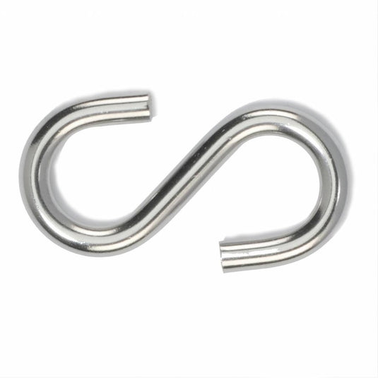 Producten s haak rvs 4mm per 4 stuks gelabeld
