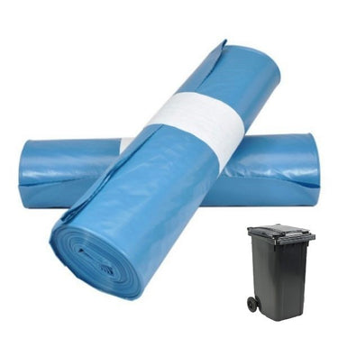 Producten containerzakken ldpe 65 25 x 140cm t 70 blauw 240ltr