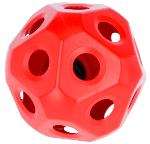 Voederspeel bal rood
