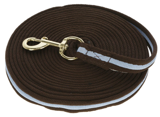 Producten longeerlijn soft bruinkorenblauw 800m