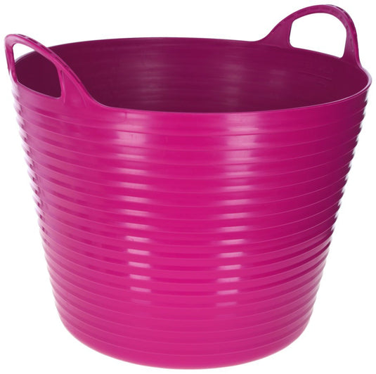 Mand flexibel flexbag roze 28 liter 2
