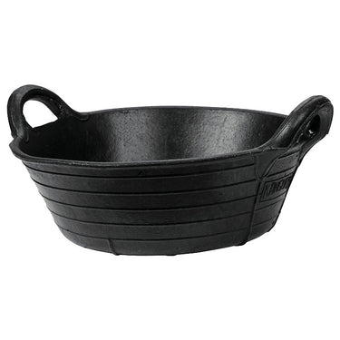 Producten rubber voerbak zwart 11l