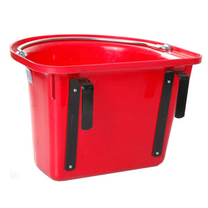 Producten voeremmer met ophanghaken en hengsel rood 12l