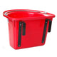 Producten voeremmer met ophanghaken en hengsel rood 12l