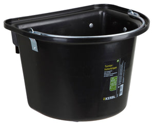 Producten voeremmer met ophanghaken en hengsel zwart 12l
