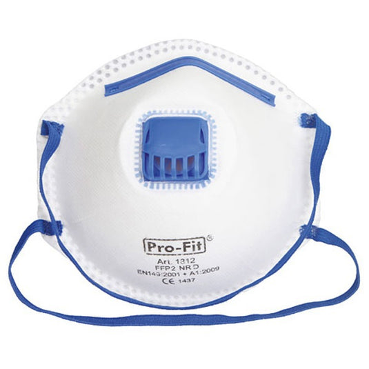 Stofmasker met ventiel schadelijk fijnstof ffp2 %c3%a0 3st