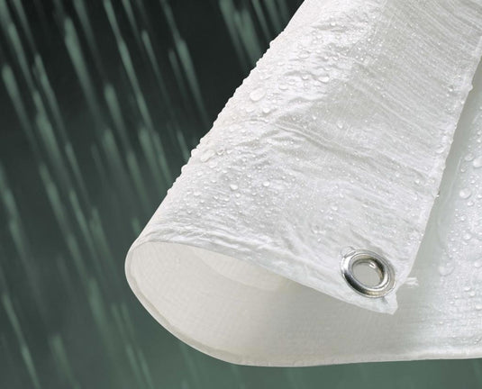 Producten afdekzeil wit 110gr 10x12m