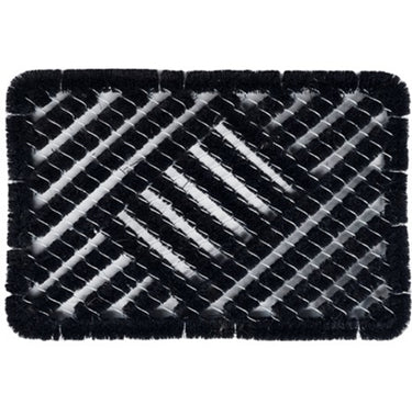 Producten borstelmat deurmat kokos zwart 40x60cm