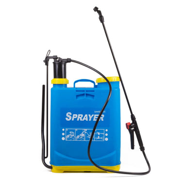 Producten rugspuit kunststof met zijzwengel 16 liter