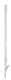 Ako producten kunststof paal titan plus wit 108cm 5 stuks