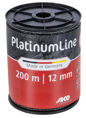 Ako producten platinumline schriklint 12 mm zwart wit 200m