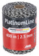 Ako producten platinumline afrasteringskoord 2 5mm 400m wit zwart