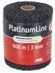 Ako producten platinumline afrasteringskoord 3mm 400m wit zwart