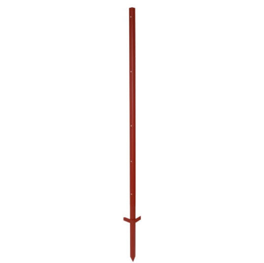 Ako producten hoekstaal paal rood gelakt 3mm 165cm 10 stuks