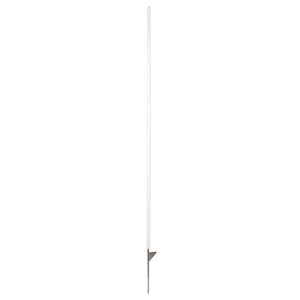 Ako producten ronde kunststof paal wit 158cm met voet 10 stuks