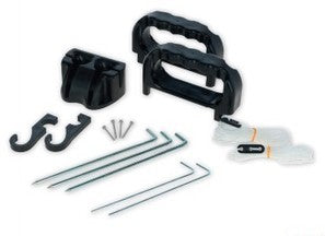 Ako netdeur compl set handgreep vloeranker en accessoires
