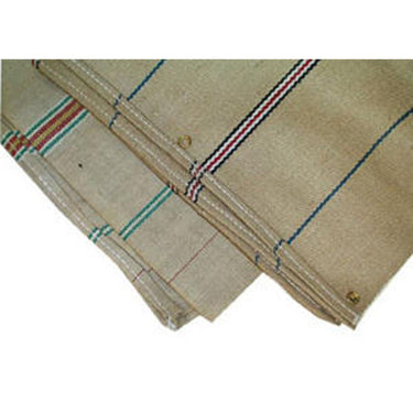 Producten koedek zwaar met ringen jute 115x160 cm
