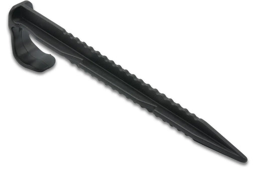 Producten grondklem voor pe buis kunststof 16 20 mm 15cm zwart