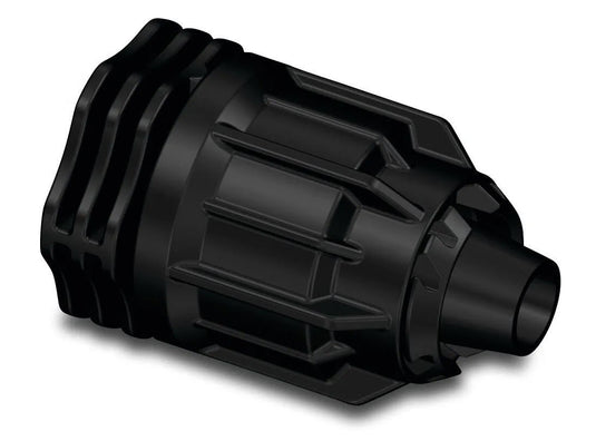 Producten eindkap pp 16 mm quick joint 6bar zwart vbevloeiingsslang
