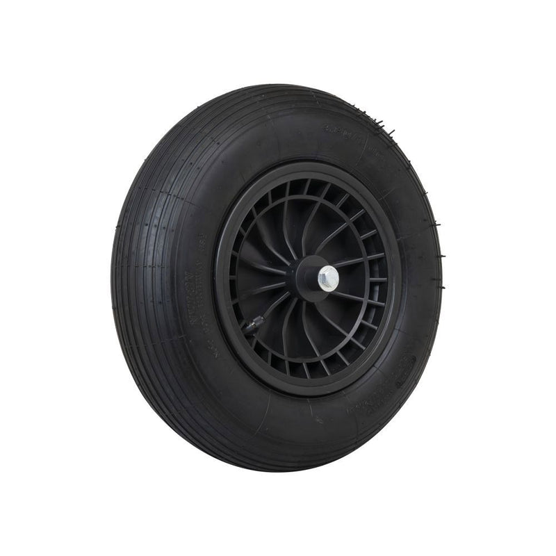 Afbeelding laden in galerijviewer, Producten wiel 4 00x8 2ply band kunststof velg zwart as 13cm mm
