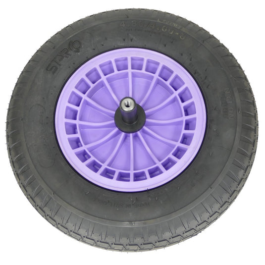 Fort wiel 480400x8 4ply band kunststof velg lavendel as 20cm