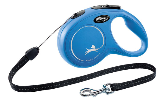 Flexi producten rollijn new classic koord blauw s8 meter tot 12kg