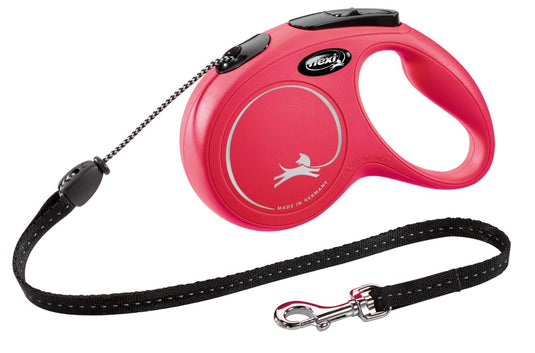 Flexi producten rollijn new classic koord rood m5 meter tot 20kg