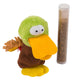Producten poezenspeelgoed eend met cat nip in de tube 9cm