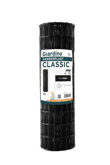 Giardino producten gaas gardenplast classic 102m x 25m ral 9005 zwart