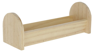 Kerbl producten voedertrog voor knaagdieren 28 x 10 x 10 cm van hout