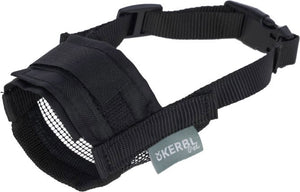 Producten nylon muilkorf hond mt l zwart