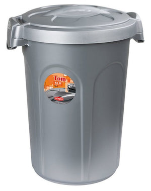 Producten voerton tom met deksel 16kg 46ltr