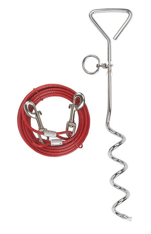 Producten aanlegspiraal 8mm x 40cm met looplijn 5mm x 6m