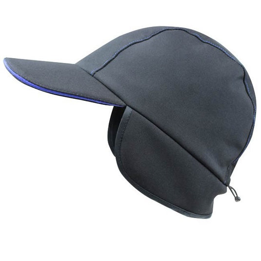 Softshell cap met oorwarmer zwart