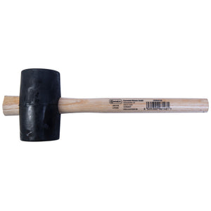 Connex producten rubberhamer 75mm met houten steel