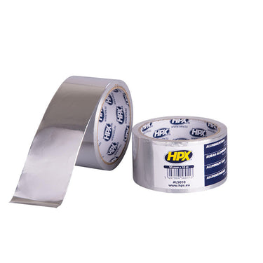 Hpx producten alutape zilvertape 50mm x 10m