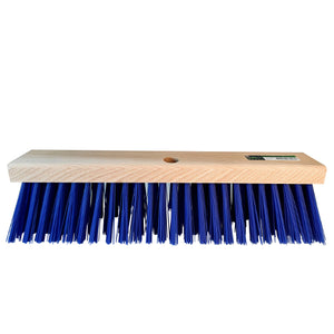 Mm eurotool producten stalbezem pvc blauw zichtbare vezellengte 110mm 45cm fsc