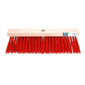 Mm eurotool producten bezem fsc 41cm kunstvezel rood mm