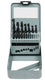 Producten boorset 19 delig hss stalen cassette
