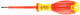 Connex producten schroevendraaier plat 2 5x75 geisoleerd 1kv