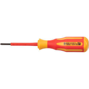 Connex producten schroevendraaier kruis pz1 80mm geisoleerd 1kv
