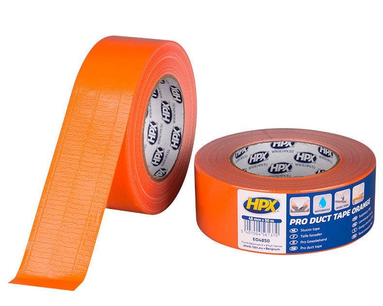 Load image into Gallery viewer, Hpx producten pro duct tape reparatietape oranje 48mm x 50m
