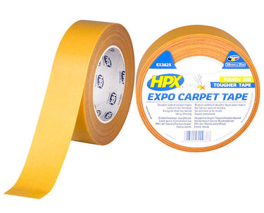 Hpx producten expo carpet tape transparant 38mm x 25m