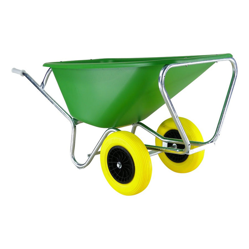 Laden Sie das Bild in Galerie -Viewer, Fort producten kruiwagen f s 165l groen hdpe bak 2 wiel nooitmeerlek
