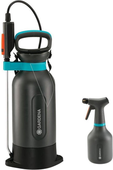 Gardena producten drukspuit 5l plusplantenspuit 0 75l set actie