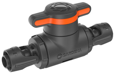 Gardena micro-drip-system afsluit- en reguleerventiel 13 mm (1 2 ) (grijs oranje)
