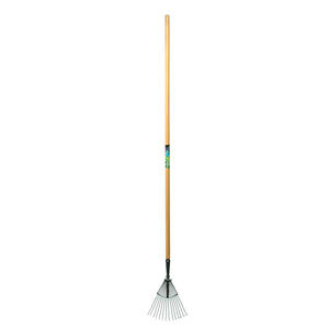 Mm eurotool producten gazonhark mm prof 14tds rond met steel 160cm