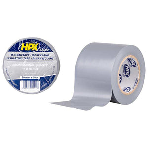 Hpx producten isolatietape 52400 grijs 50mm x 10m