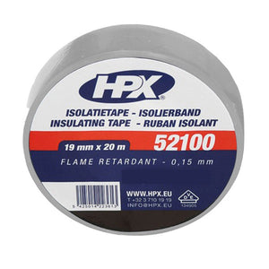 Hpx producten isolatietape 52100 vde 19mm 20mtr grijs