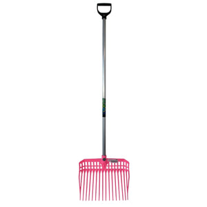 Mm eurotool producten vijgenvork kunststof mm roze met aluminium d steel